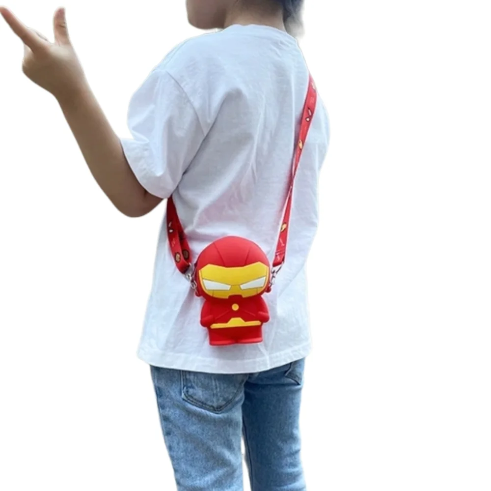 Iron Man Silicon Crossbody Bag/Purse